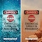 Signmission Chemical Spray In Progress Danger Sign, Plastic, 7in W x 10in L, 2PK OS-2PACK-DS-P-710-V-2417 - alternate 7